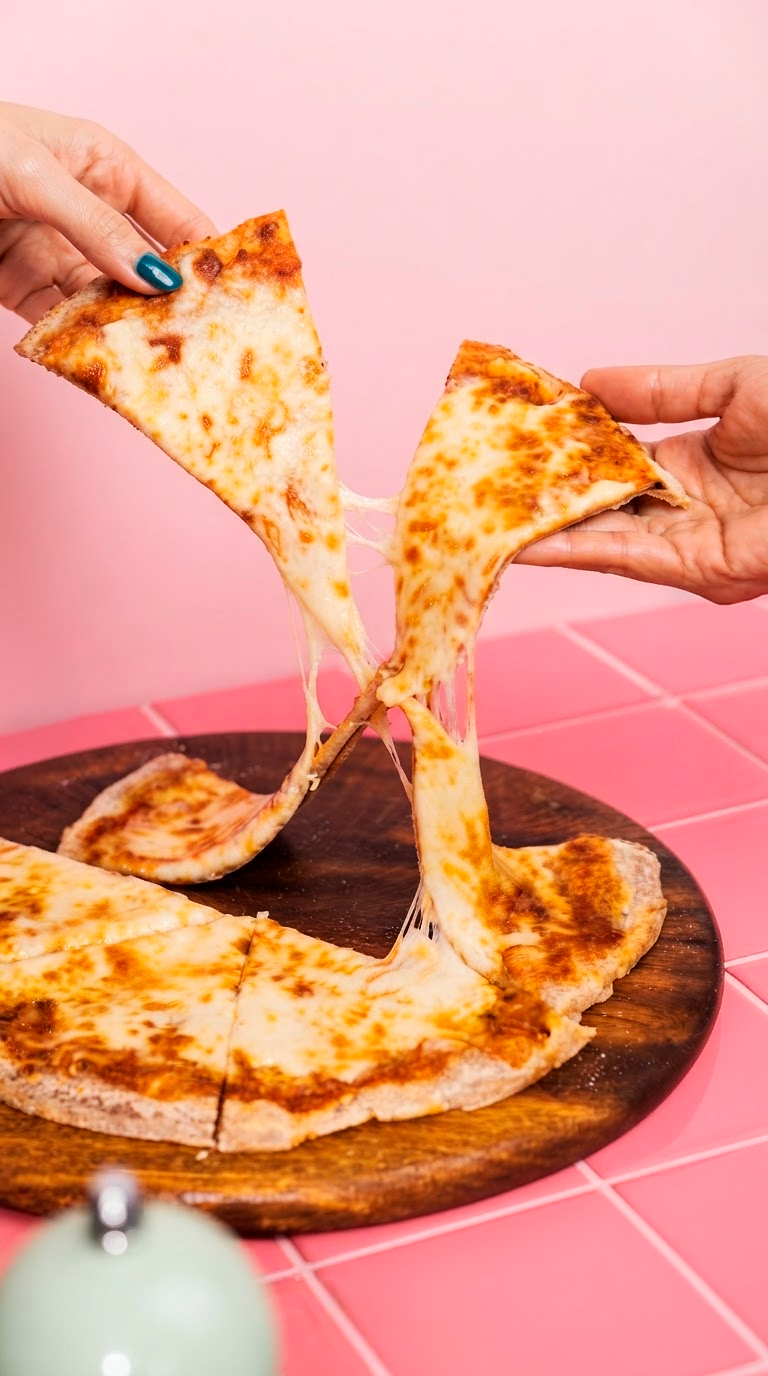 Pizza Nutacc con sus envases